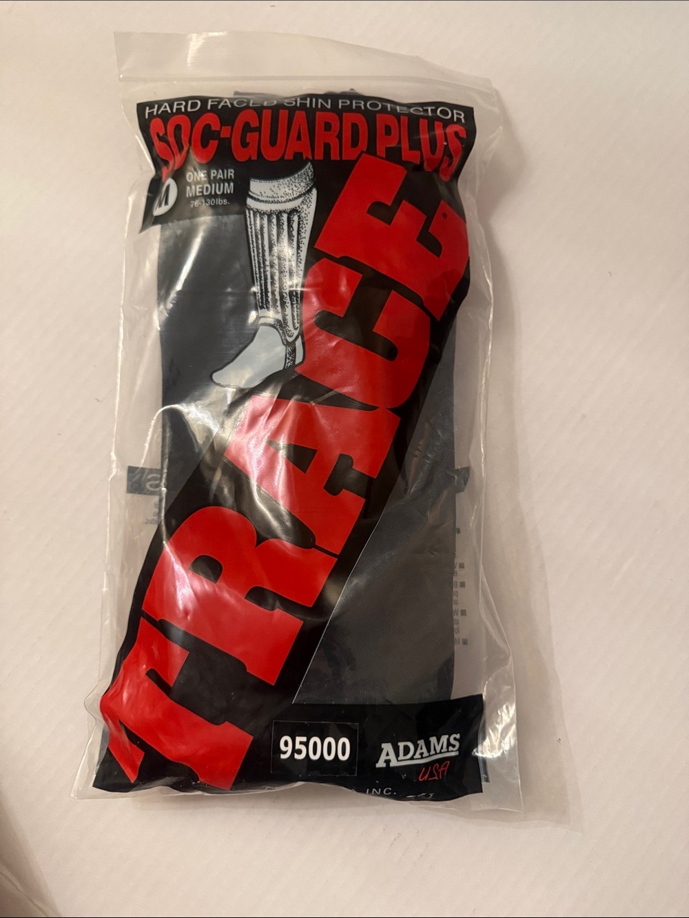 Adams Soc-Guard Plus Shin Protector - Black